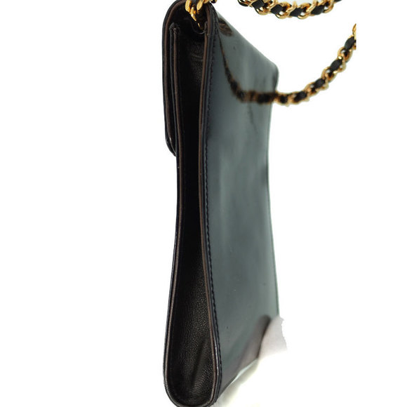 Chanel Coco Mark Chain Mini Pouch Shoulder Bag Black - Picture 7 of 9